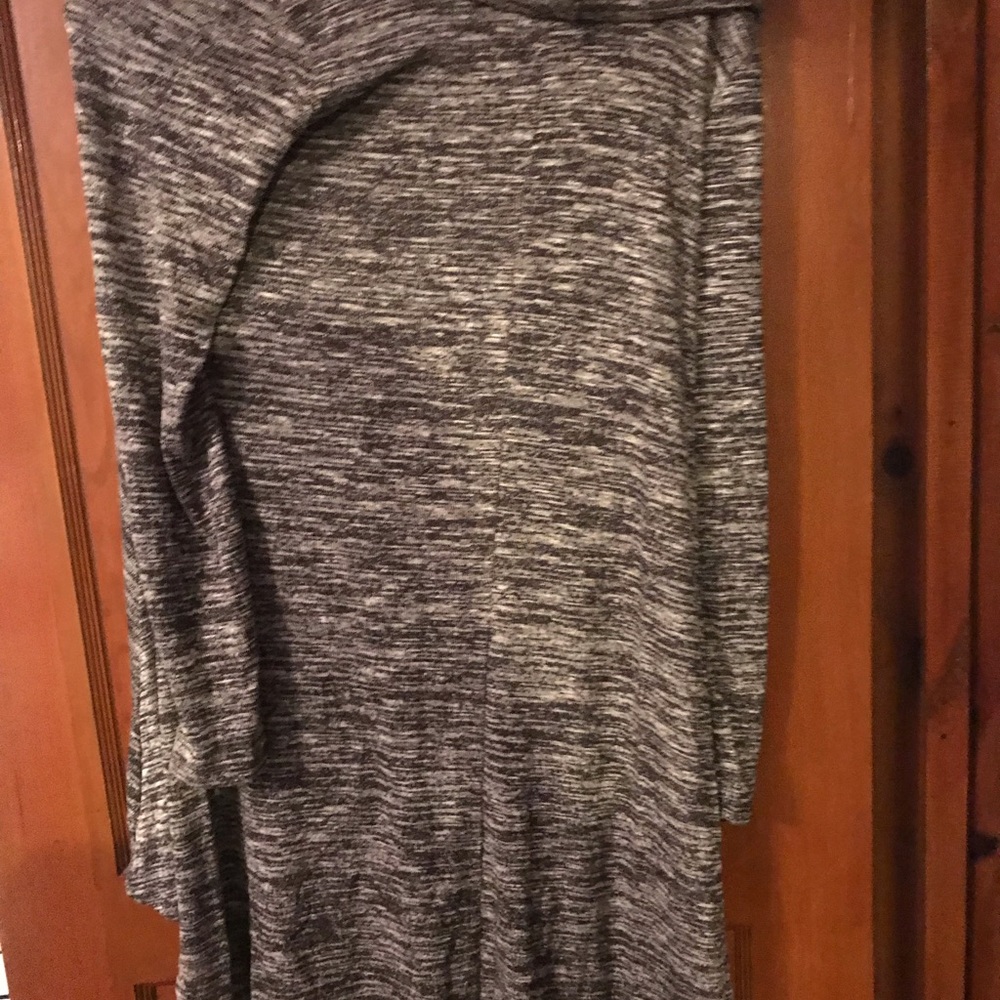 Grey sweater dress